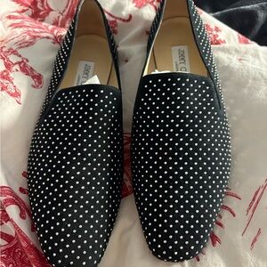 Jimmy Choo suede Studded Loafers